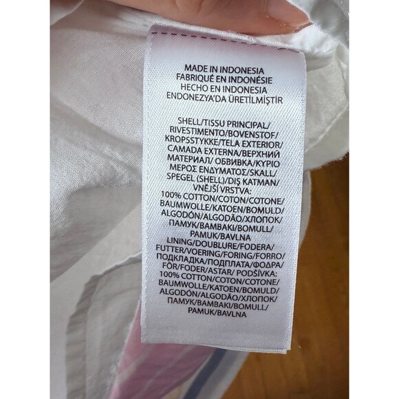 Ralph Lauren Striped Cotton Oxford Dress 3 Month - Picture 6 of 7